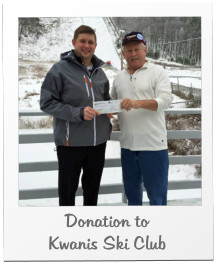 Donation toKwanis Ski Club